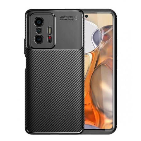 Silikonové pouzdro CARBON pro Xiaomi 11T černé