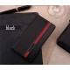 Kožené peněženkové pouzdro pro Blackview GBL6000 Pro černé