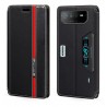 Kožené peněženkové pouzdro pro Asus ROG Phone 6 Pro černé