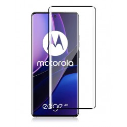 Full cover 3D tvrzené sklo 9H pro Motorola Edge 40 Neo černé
