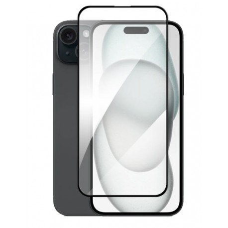 Full cover 3D tvrzené sklo 9H pro Apple iPhone 15 černé