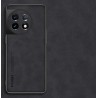 Kožený silikonový kryt pro OnePlus 10T černý