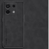 Kožený silikonový kryt pro Xiaomi Redmi Note 13 černý