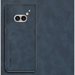 Kožený silikonový kryt pro Nothing Phone (2a) modrý