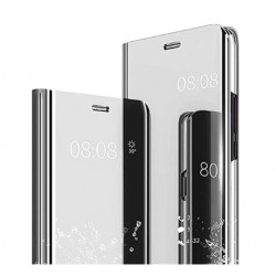 Smart pouzdro Mirror pro Poco X6 5G stříbrné