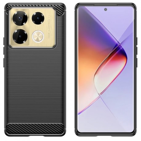 Silikonové pouzdro CARBON pro Infinix Note 40 Pro+ 5G černé