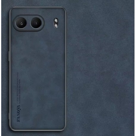 Kožený silikonový kryt pro OnePlus Nord 4 5G modrý