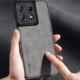 Kožený silikonový kryt pro Motorola Edge 50 Pro černý