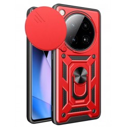 Outdoorové armor odolné pouzdro pro Infinix Zero 40 5G červené