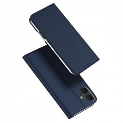 Flipové pouzdro Dux Ducis Skin Premium pro iPhone 16 modré