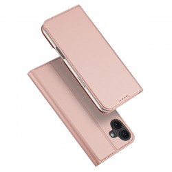 Flipové pouzdro Dux Ducis Skin Premium pro iPhone 16 růžové